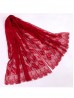 Leaves Cut-Out Lace Design Scarf 